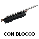 ECLISSE CHIUDIPORTA per SYNTESIS BATTENTE con blocco - spingere sinistro / tirare destro