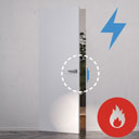 Blocchetto incontro elettrico per porte sp.50 (EI30)