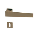Maniglia 40+UNO battente con rosetta chiave - BRONZE