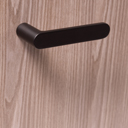 Maniglia PURE (collezione Nuda di Verum Italy) battente - NERO OPACA