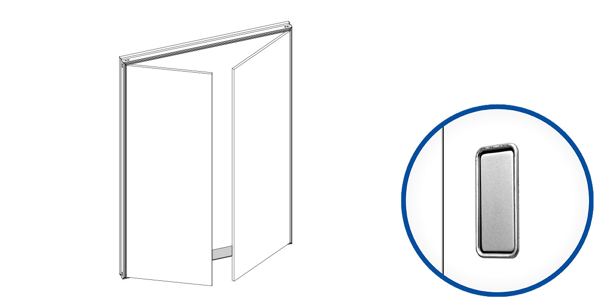 ANTE SYNTESIS AREO PER INTERNO - DOPPIE 4 LATI - LAVORAZIONE LEVETTA 700x2100