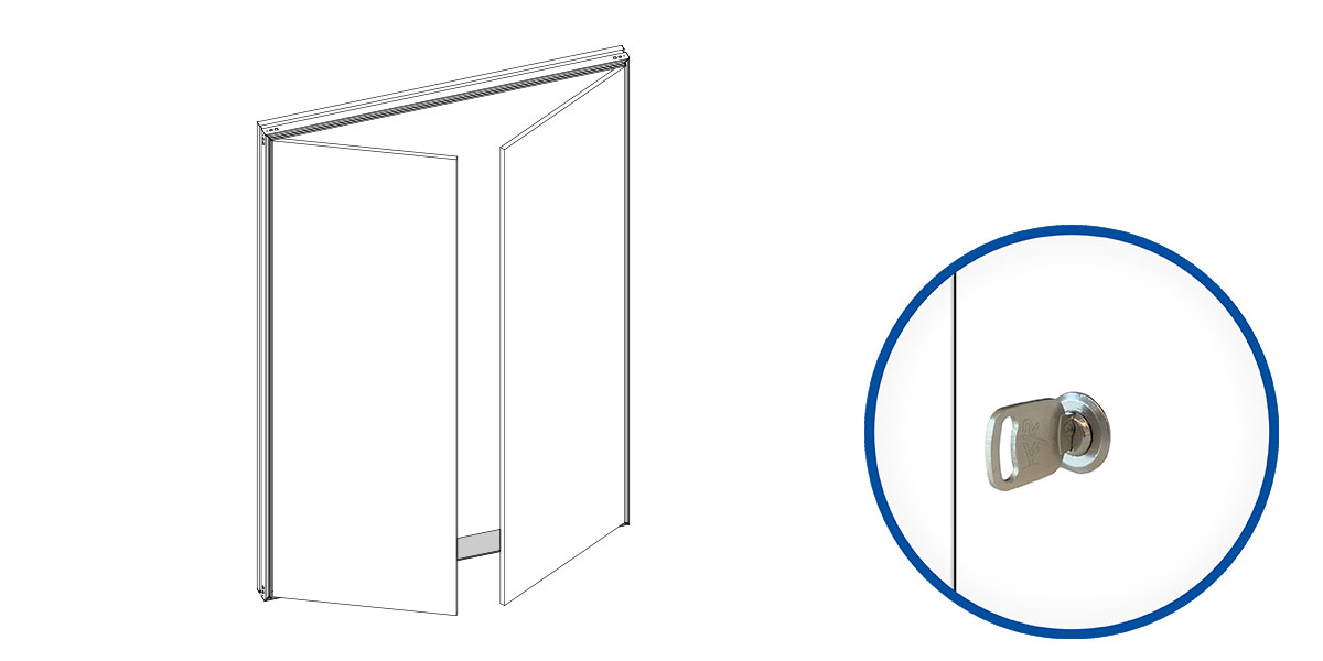 ANTE SYNTESIS AREO PER INTERNO - DOPPIE 4 LATI - LAVORAZIONE CHIAVE 700x2100